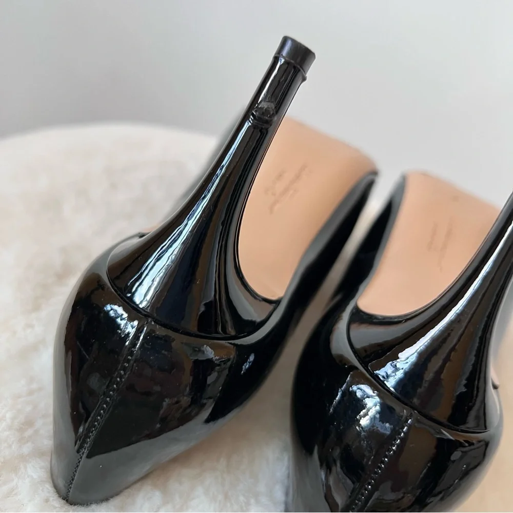 Salvatore Ferragamo Black High Heel Pumps size 6 - Picture 6 of 16
